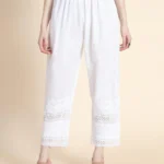 Juni Lace Chikankari Pant